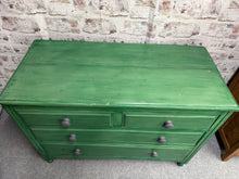 Load image into Gallery viewer, Green Chest Of Drawers
