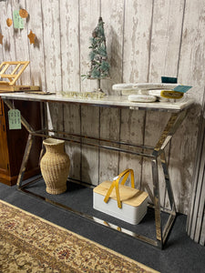 Marbe Topped Console Table