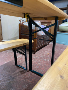 Foldable Table & Bench Set