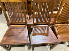 Load image into Gallery viewer, 8 x Hardwood Dining Chairs
