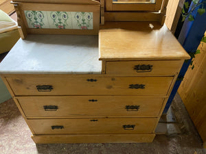 Antique Pine Chest Of Drawers