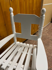 Childs White Rocker