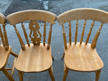 Load image into Gallery viewer, 4 x Pine Chairs
