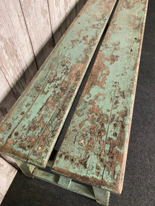 Long Distressed Bench