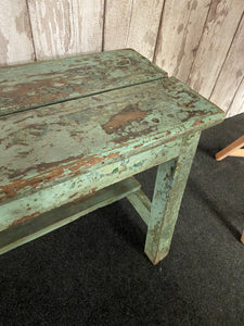 Long Distressed Bench