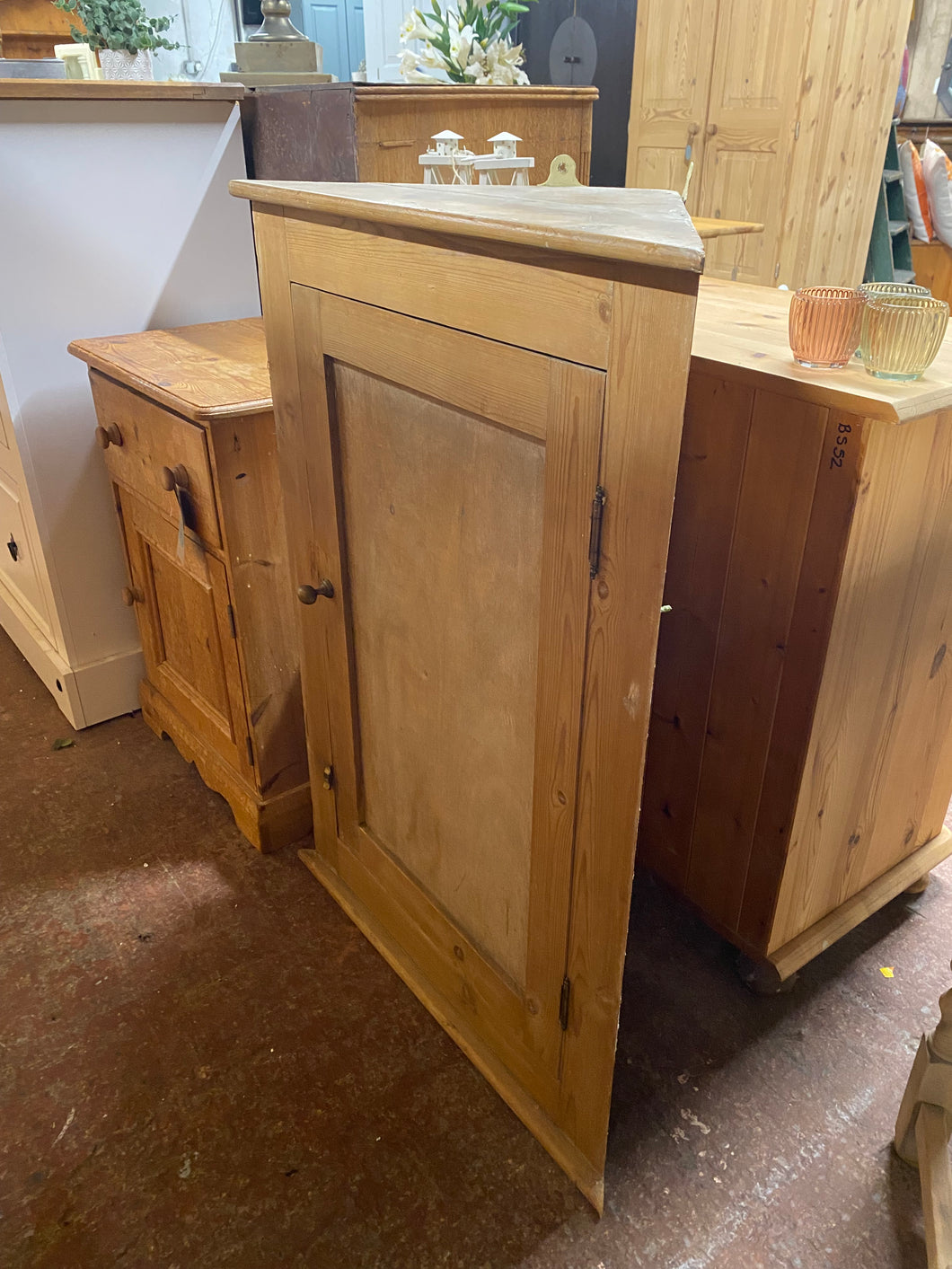 Antique Pine Corner Unit