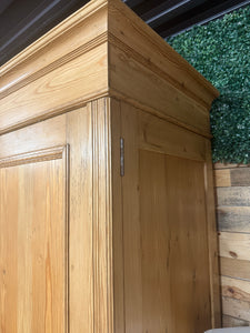 Antique Pine Wardrobe