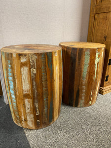 Boat Wood Side Table