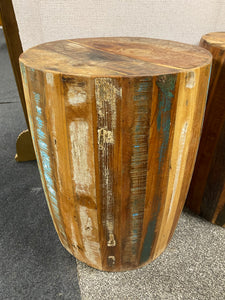 Boat Wood Side Table