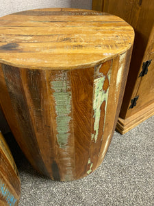 Boat Wood Side Table