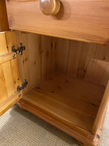 2 x Pine Bedsides