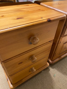 2 x Pine Bedsides