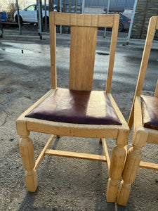 4 x Oak Chairs