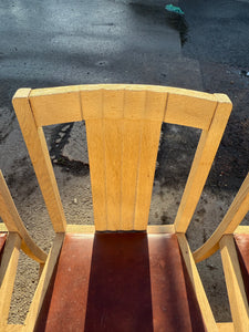 4 x Oak Chairs