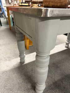 Zinc Topped Table