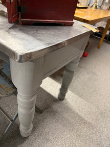 Zinc Topped Table