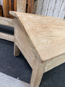 Low Hardwood Desk