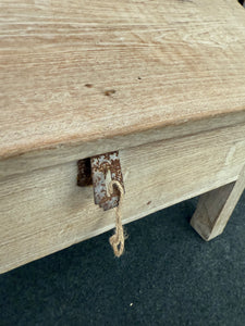 Low Hardwood Desk