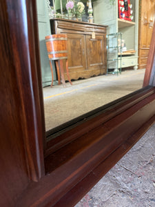 Large Mahogany Mirror