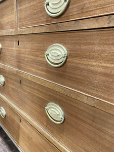 Stripped Mahogany Chest Of Drawers