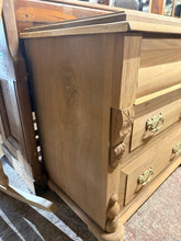 Load image into Gallery viewer, Stripped Mahogany Chest Of Drawers
