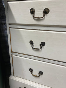 Painted White Drawers
