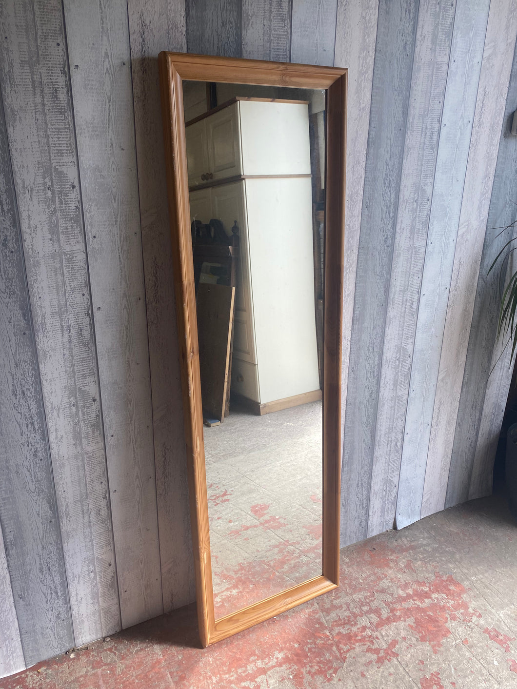 Full Length Pine Mirror