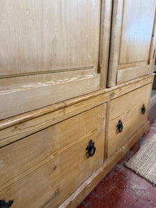 Antique Pine Wardrobe