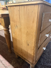 Load image into Gallery viewer, Vintage Pine Chest Of Drawers
