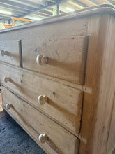 Load image into Gallery viewer, Vintage Pine Chest Of Drawers
